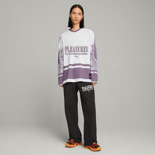 PUMA x PLEASURES Men's Ice Hockey Jersey, PUMA White, large-ZAF
