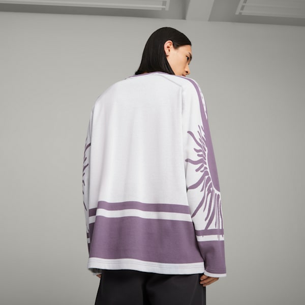 PUMA x PLEASURES Men's Ice Hockey Jersey, PUMA White, large-ZAF