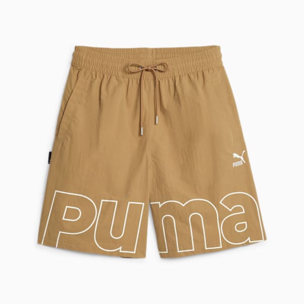 PUMA TEAM Men's Relaxed Shorts, Toasted, large-ZAF