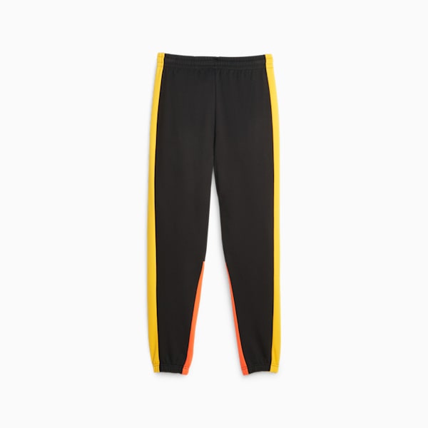 Pantalones deportivos para hombre Classics Block, PUMA Black-Hot Heat, large-ARG