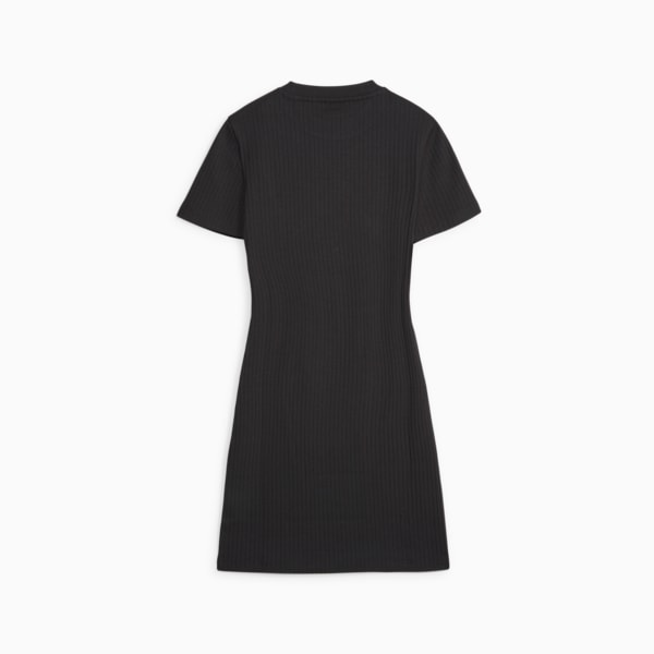 Classics Women's Ribbed Dress, PUMA Black, large-ZAF