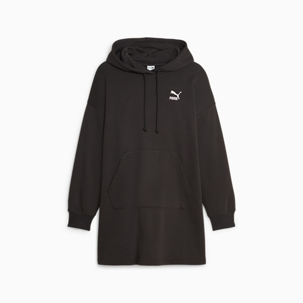 Vestido con capucha CLASSICS para mujer, PUMA Black, large-ARG