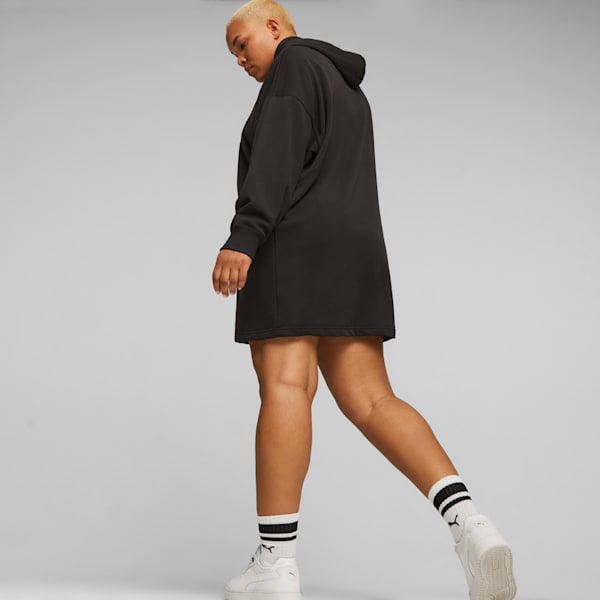 Vestido con capucha CLASSICS para mujer, PUMA Black, large-ARG