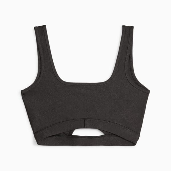 Top corto DARE TO para mujer, PUMA Black, large-ARG