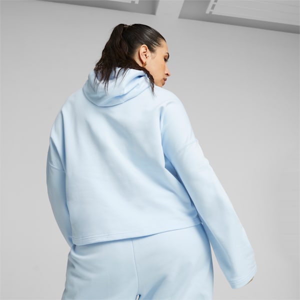 DARE TO Women's Hoodie, Icy Blue, large-ZAF