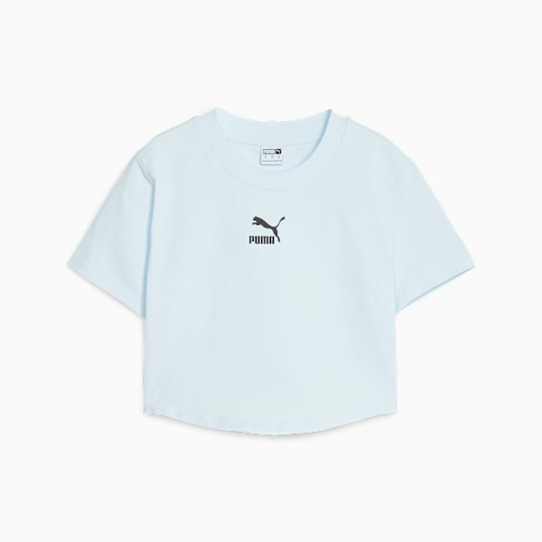 Remera corta DARE TO para mujer, Icy Blue, large-ARG