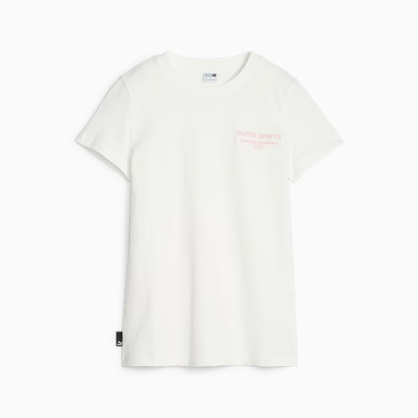 Remera para mujer PUMA TEAM, Warm White, large-ARG