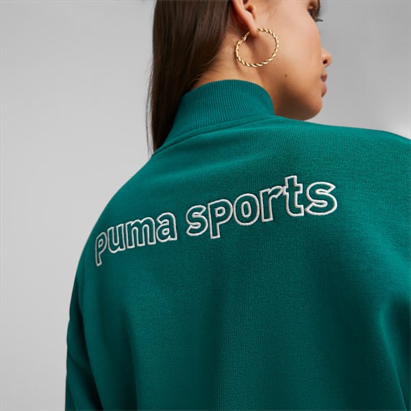 Buzo para mujer PUMA TEAM, Malachite, large-ARG