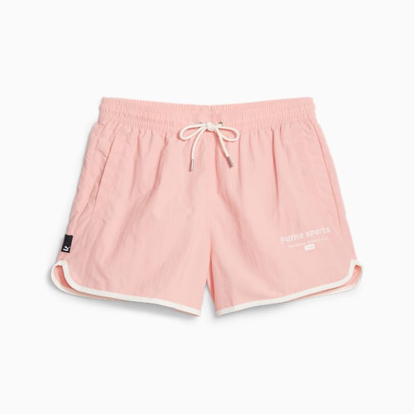 Shorts para mujer PUMA TEAM, Peach Smoothie, large-ARG