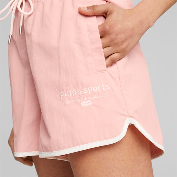Shorts para mujer PUMA TEAM, Peach Smoothie, large-ARG
