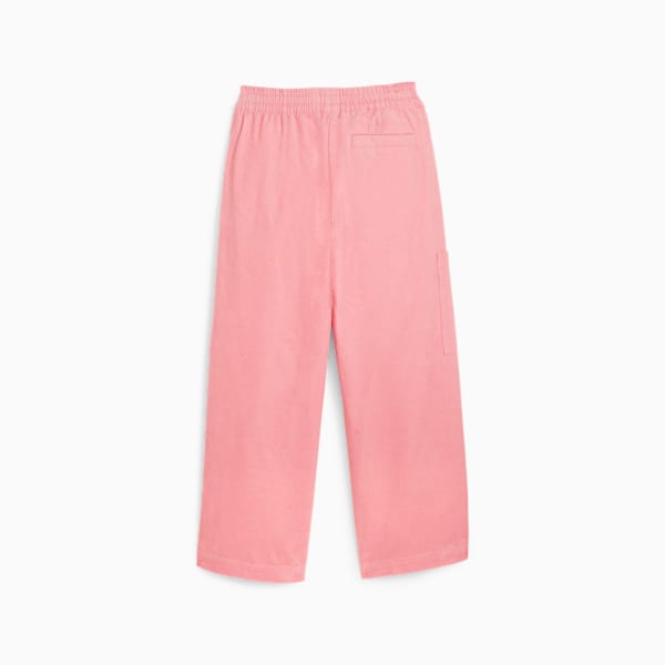 DOWNTOWN Women's Corduroy Pants, Peach Smoothie, large-ZAF