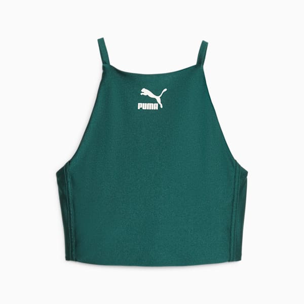 T7 Women's Crop Top, Malachite, large-ZAF