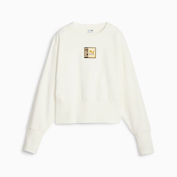 Classics Women's Sweatshirt, Warm White, large-ZAF