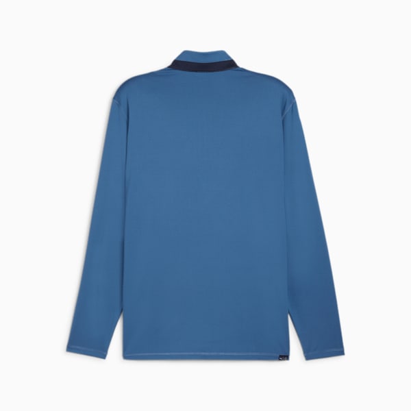 Men's Golf Lightweight Quarter-Zip, Blue Horizon-Deep Navy, large-ZAF