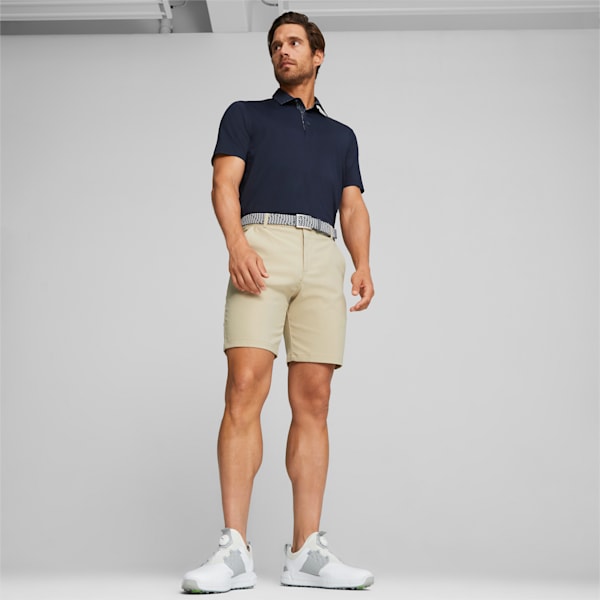 PUMA x LIBERTY Solid Men's Golf Polo, Navy Blazer-Green Fog, large-ZAF