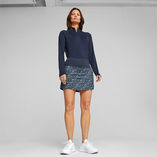 PUMA x LIBERTY Women's Golf Skirt, Navy Blazer, large-ZAF