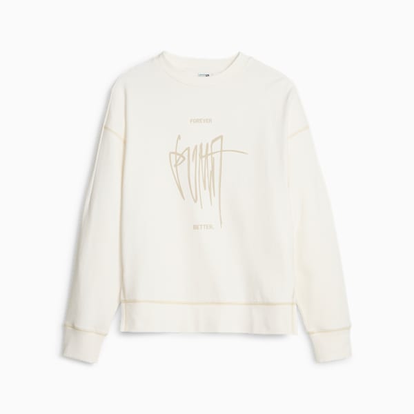 Classics Women's Sweatshirt, Warm White, large-ZAF