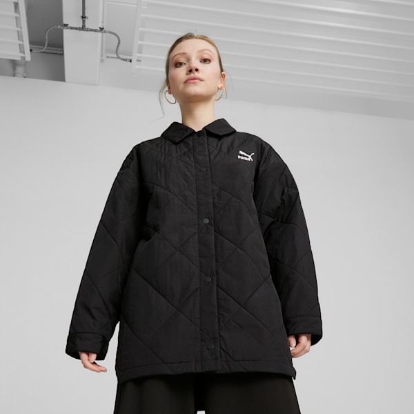 Classics Women's Chore Jacket, PUMA Black, large-ZAF
