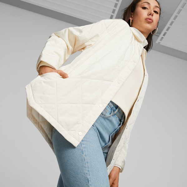 Campera Classics Chore para mujer, Frosted Ivory, large-ARG