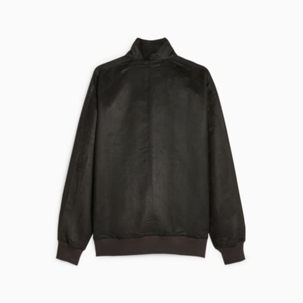 T7 SUEDE Men's Track Jacket, PUMA Black, large-ZAF