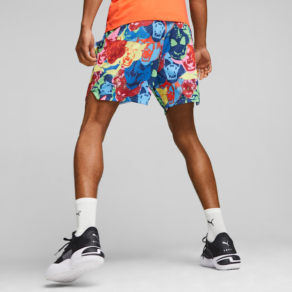 Shorts de basketball para hombre Franchise, Team Light Blue-AOP, large-ARG