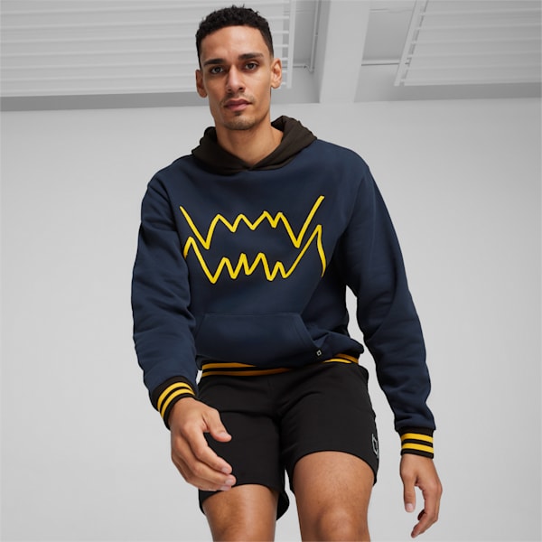 Buzo de basketball para hombre Franchise Core, Club Navy-PUMA Black, large-ARG