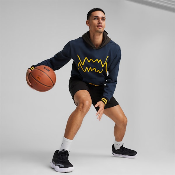 Buzo de basketball para hombre Franchise Core, Club Navy-PUMA Black, large-ARG