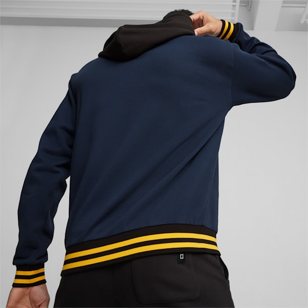 Buzo de basketball para hombre Franchise Core, Club Navy-PUMA Black, large-ARG