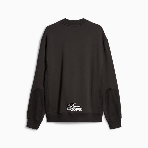 Franchise Men's Basketball Sweatshirt, PUMA Black, large-ZAF
