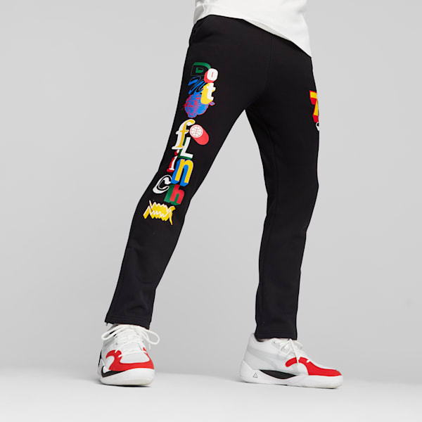 Trash Talk Men's Basketball Sweatpants, PUMA Black, large-ZAF