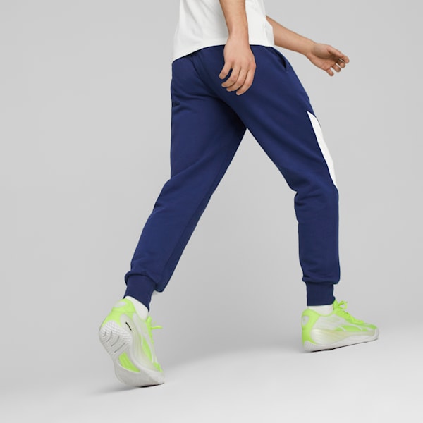 Blueprint Formstrip Men's Basketball Pants, Persian Blue-PUMA White, large-ZAF