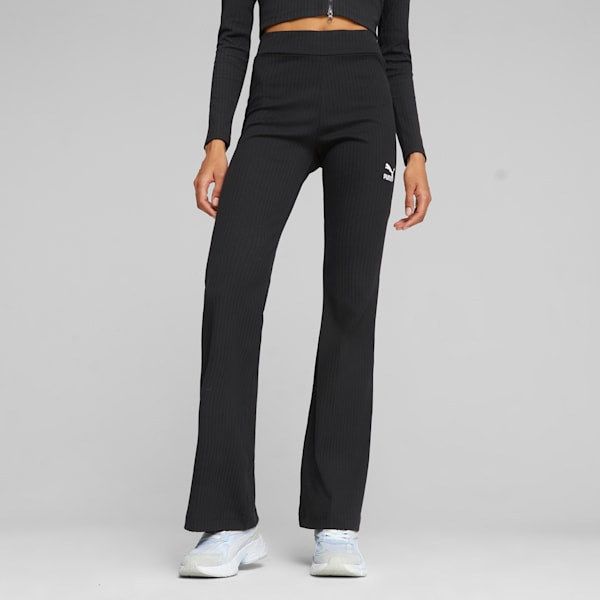 Classics Women's Flared Leggings, PUMA Black, large-ZAF