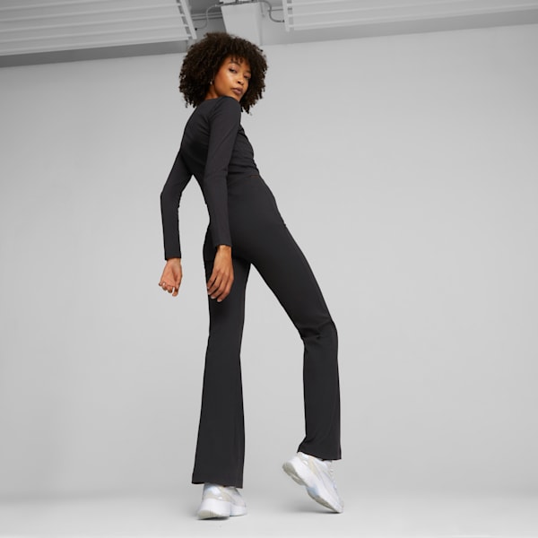 Classics Women's Flared Leggings, PUMA Black, large-ZAF