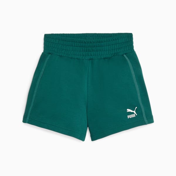 Shorts de cintura alta T7 para mujer, Malachite, large-ARG
