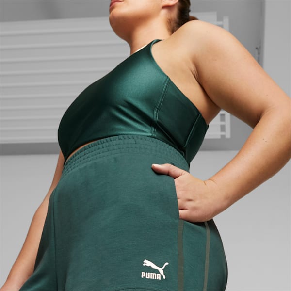 Shorts de cintura alta T7 para mujer, Malachite, large-ARG