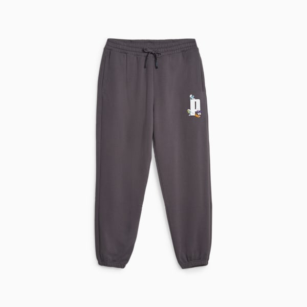 PUMA x THE SMURFS Sweatpants, Dark Coal, large-ZAF