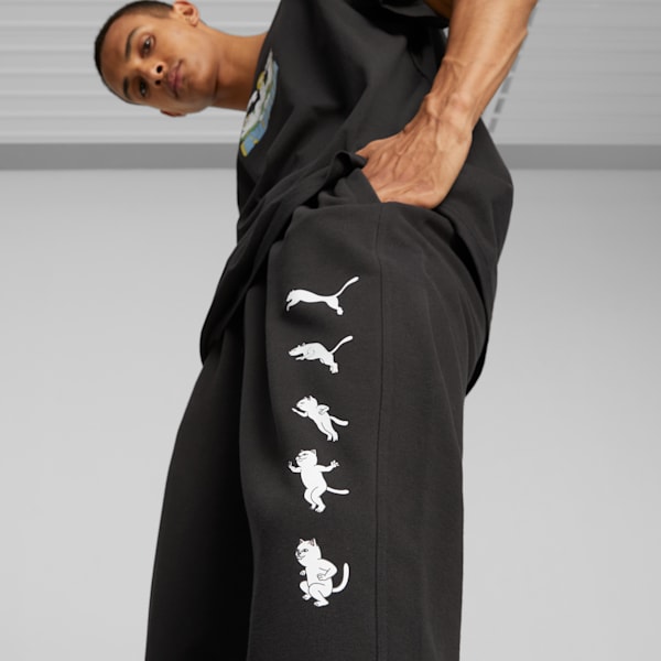 PUMA x RIPNDIP Men's Sweatpants, PUMA Black, large-ZAF
