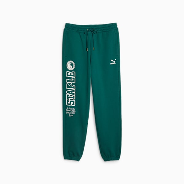 PUMA x STAPLE Men's Sweatpants, Malachite, large-ZAF