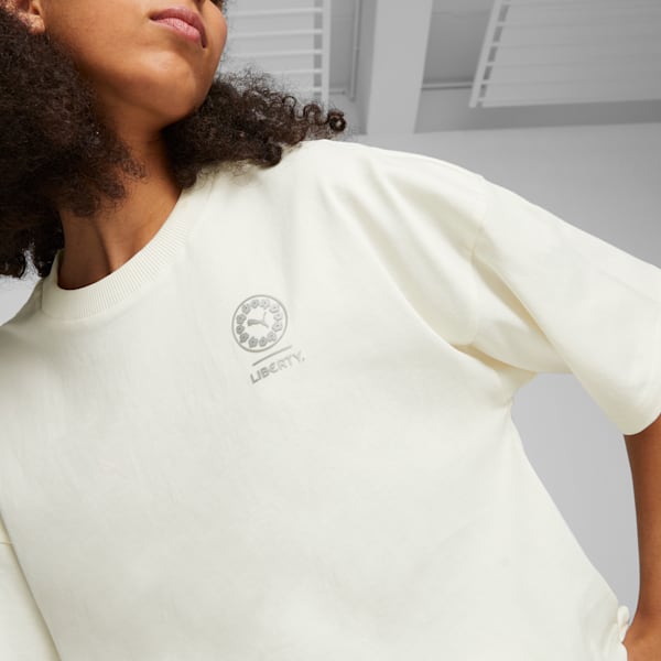 Remera para mujer PUMA x LIBERTY, Warm White, large-ARG