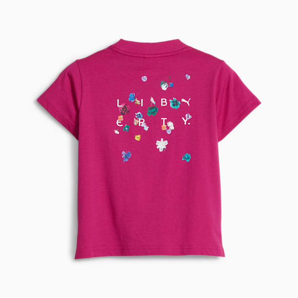 PUMA x LIBERTY Kids' Graphic Tee, Pinktastic, large-ZAF