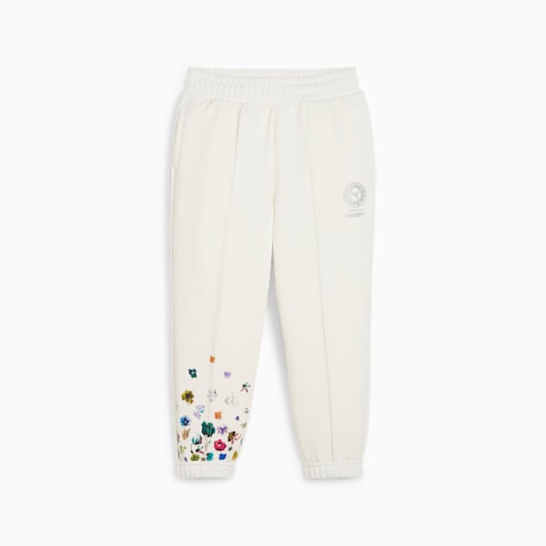 PUMA x LIBERTY Kids' Sweatpants, Warm White, large-ZAF