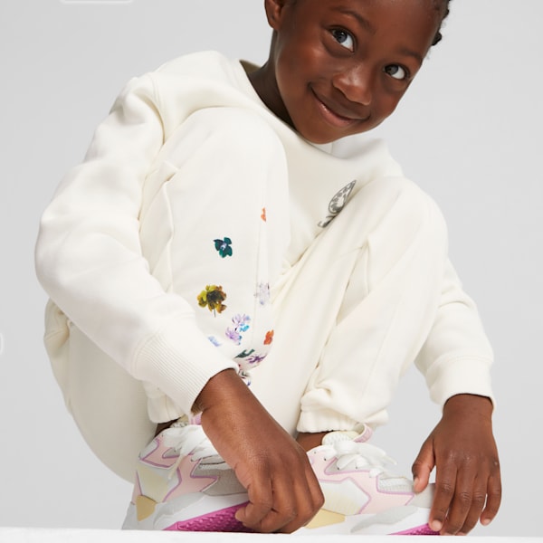 PUMA x LIBERTY Kids' Sweatpants, Warm White, large-ZAF
