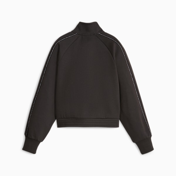 PUMA X SWAROVSKI Women's T7 Track Jacket, PUMA Black, large-MEX