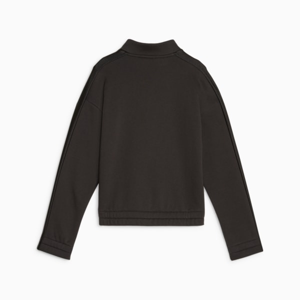 T7 Youth Quarter-Zip, PUMA Black, large-ZAF