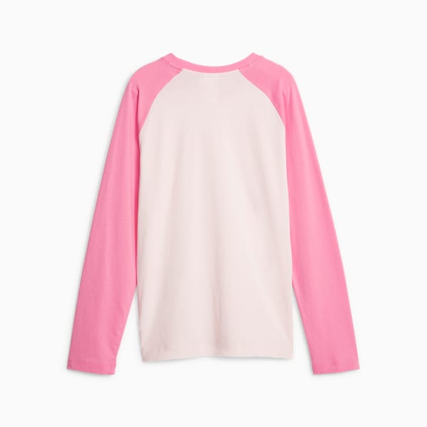 PUMA x SPONGEBOB SQUAREPANTS Youth Long Sleeve Tee, Frosty Pink, large-ZAF