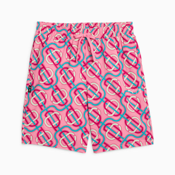 PUMA x PALM TREE CREW Men's Shorts, Strawberry Burst-AOP, large-ZAF