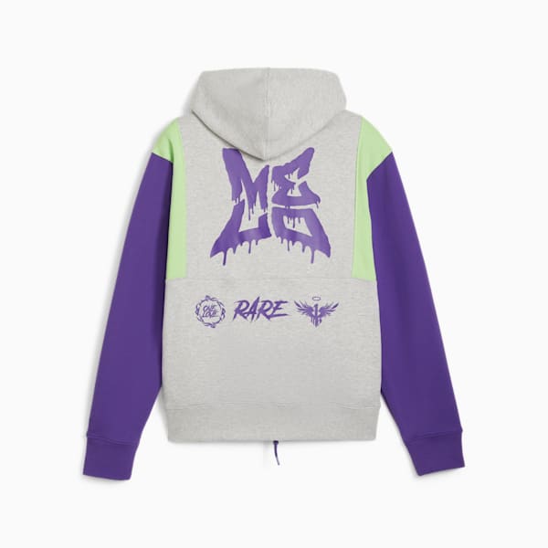 MELO x TOXIC Men's Sweatshirt, Light Gray Heather, large-ZAF