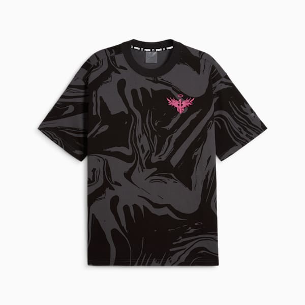 Remera MELO X TOXIC AOP, PUMA Black, large-ARG