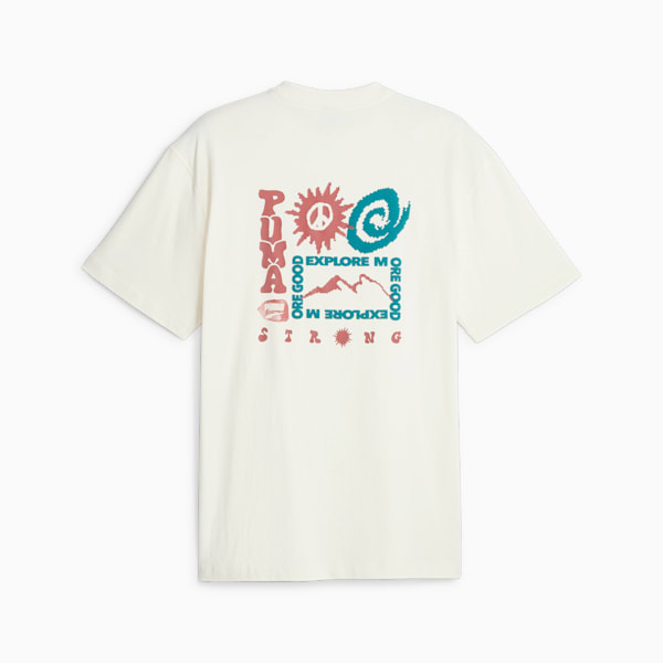 Remera para hombre DOWNTOWN Graphic, Warm White, large-ARG