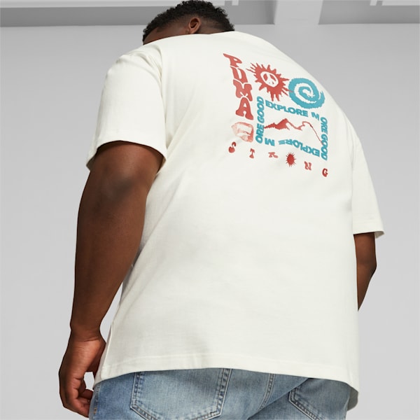 Remera para hombre DOWNTOWN Graphic, Warm White, large-ARG